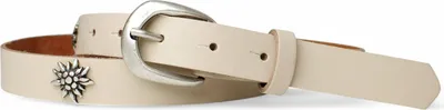 Produktbild von FRONHOFER Trachtengürtel für Damen mit Edelweiß aufgenietet, 2,5 cm