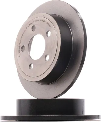 Produktbild von 2x BREMBO 08.A636.11 Bremsscheibe Hinterachse