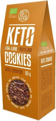 Obrázok produktu pre KETOŠKORICE COOKIES 80 g - DIÉTNE-POTRAVINY