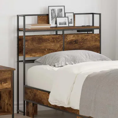 Produktbild von Möbel Stauraum-Kopfteil Räuchereiche 100 cm Holzwerkstoff - Kopfteile 859627