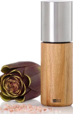 Produktbild von AdHoc MP821 Salzmühle oder Pfeffermühle Ikon 16cm, Akazienholz | Edelstahl
