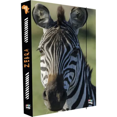 Produktbild von OXYBAG A4 Jumbo Zebra Notizbuchbox