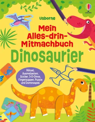 Produktbild von Mein Alles-drin-Mitmachbuch: Dinosaurier