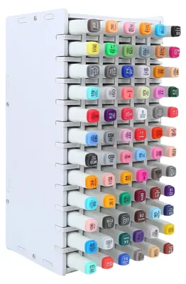 Image de Porte-stylo avec 72 compartiments pour bureau et école