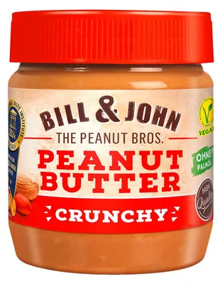 Produktbild von BILL & JOHN Erdnussbutter Crunchy, 350g