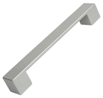 Image de Poignée de meuble abs entraxe 160 mm peint chrome mat lot de 24 piéces