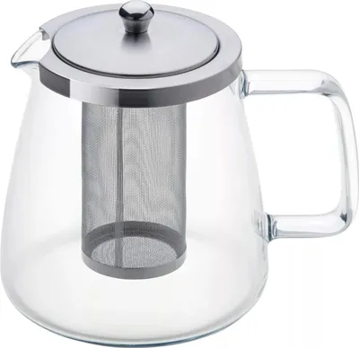 Zdjęcie produktu dla Charme Glaskanne mit Edelstahlfilter und -Deckel, Inhalt: 1,10 Liter