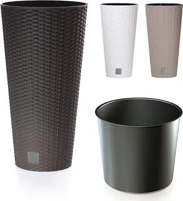 Zdjęcie produktu dla nabbi Doniczka plastikowa DRTUS250 25 cm - mocca