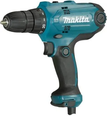 Zdjęcie produktu dla Makita DF0300 - Wiertarka ręczna - Bezkluczykowa - 1 cm - 1500 obr