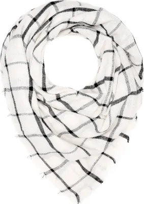 Produktbild von Damen Strickschal kariert Karo XXL Wollschal Oversized Winterschal Autiga® beige