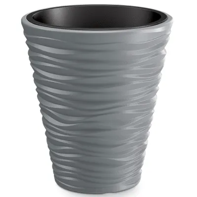 Zdjęcie produktu dla nabbi Donica plastikowa DBSA400 38,8 cm - szary kamień