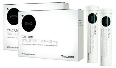 Produktbild von Calcium Brausetabletten 400 mg 2X60 St