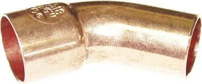Obrázek produktu pro Oblouk 45 IA 5040 28 mm, měď, hrdlo na jedné straně