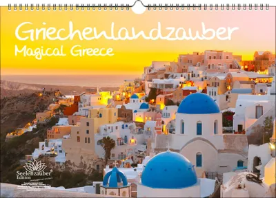 Produktbild von Griechenlandzauber DIN A3 Immerwährender Kalender Griechenland - Seelenzauber