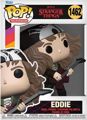 Produktbild von Stranger Things POP! TV Vinyl Figur Hunter Eddie with Guitar 9 cm