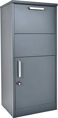 Obrázek produktu pro Ocelový box na balíky Westmann Pepe antracit 50x39x114 cm