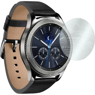 Produktbild von 1er-Pack PhoneNatic Glas-Folie klar  kompatibel mit Samsung Galaxy Watch (2018) - Panzerglas für Galaxy Watch (2018)