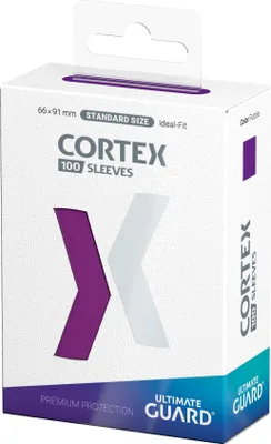 Zdjęcie produktu dla Rękawy Ultimate Guard Cortex, rozmiar standardowy, 100 sztuk, fioletowe