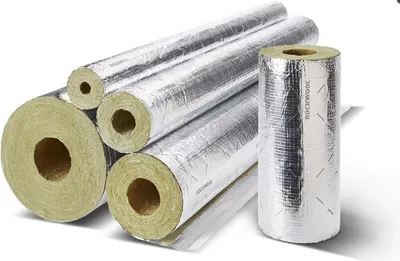 Immagine prodotto di ROCKWOOL Alu-Heizungsrohrschale RS800 18mm x Dämmdicke 20mm, per Meter