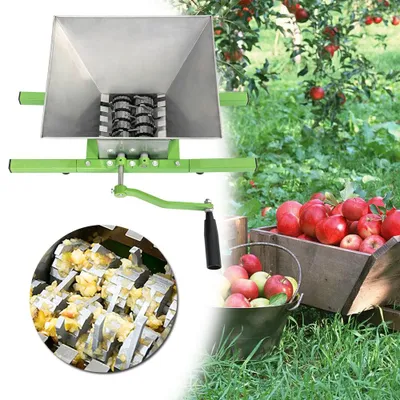 Produktbild von NAIZY 7L Obst‑Beerenmühle, kompakte manuelle Fruchtmühle mit Handkurbel, für unkomplizierte Obstzerkleinerung zu Hause