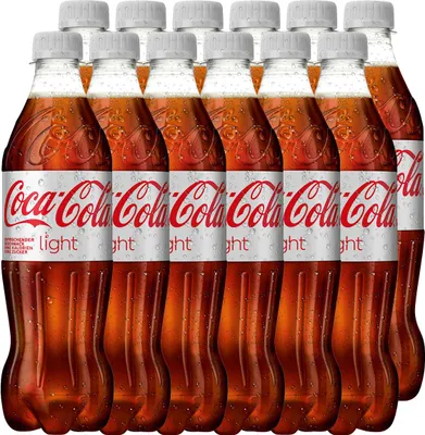 Obrázek produktu pro Coca Cola light kofeinový nápoj bez cukru 500 ml, balení po 12 kusech