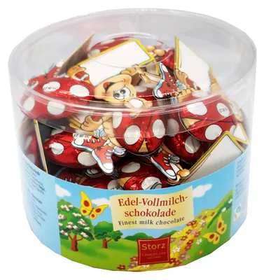 Produktbild von 60er SET Käfer mit Namenstafel, lose 6,25 g / Schokolade / Glück