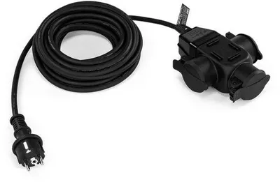 Obrázok produktu pre 10-metrový predlžovací kábel 3G, prierez 1,5 mm², 3-žilový, stupeň ochrany IP44