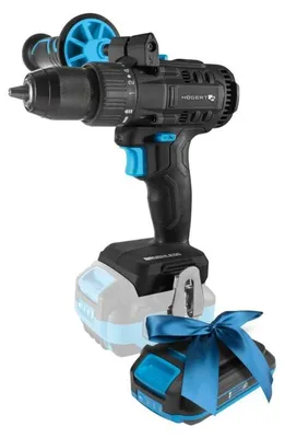 Produktbild von Akkuschrauber-Set 18V bürstenlos Högert Technik, 80 Nm, 13 mm Futter, 4,0 Ah Akku, Koffer – Bohrschrauber