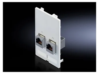 Produktbild von Rittal 2482.560, RJ-45, Weiß, Polycarbonat (PC), IP65, 60 g