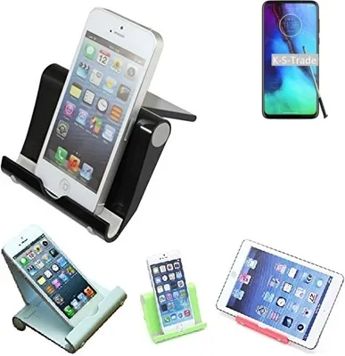 Produktbild von K-S-Trade Handy-Ständer kompatibel mit Motorola Moto G Pro faltbarer Tischständer Smartphone Tablet Halterung Reise
