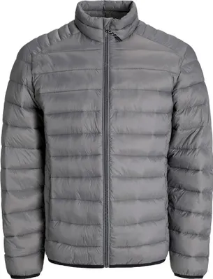 Produktbild von Jack & Jones 12280971_176_XL, Puffer, Uni, Erwachsener, Reißverschluss, Nylon, Grau