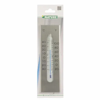 Produktbild von Nature Garten Wandthermometer Aluminium 7 x 1 x 23 cm