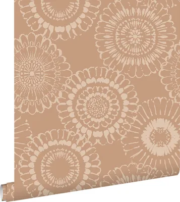 Zdjęcie produktu dla ESTAhome Tapeta kwiaty terakota 50 x 900 cm