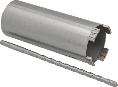 Produktbild von Diamantbohrkrone Ø 72 mm Nutzlänge 180 mm mit Zentrierbohrer 240 mm Segmenthöhe 10 mm Diamant Bohrkrone Trockenbohrkrone Kernbohrer Betonbohrkrone Kernbohrkrone BTEC