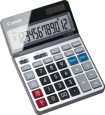 Produktbild von Canon Tischrechner TS-1200 TSC Solar-/Batteriebetrieb
