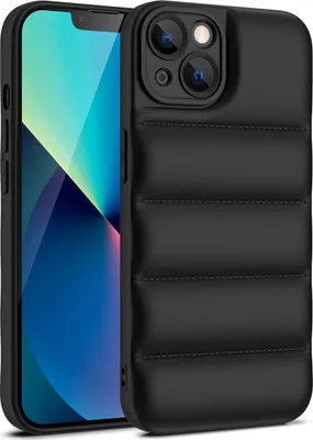 Produktbild von König Design Hülle kompatibel mit Apple iPhone 15 Plus Kunststoff Soft Handyhülle - Handy Case Schwarz