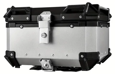 Immagine prodotto di Valigia in alluminio per moto - Bauletto per moto - Bauletto posteriore - Bauletto superiore - Contenitore per moto - Capacità: 65 litri
