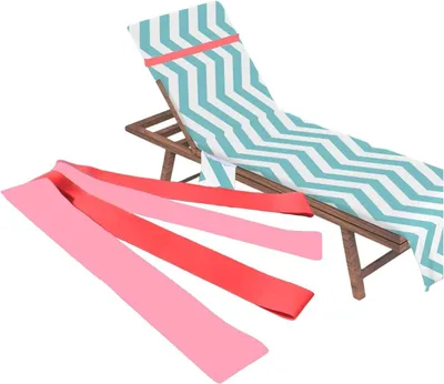 Produktbild von Handtuchklammern elastisch, 4 Stück, 30 x 5 cm, für Strand und Pool