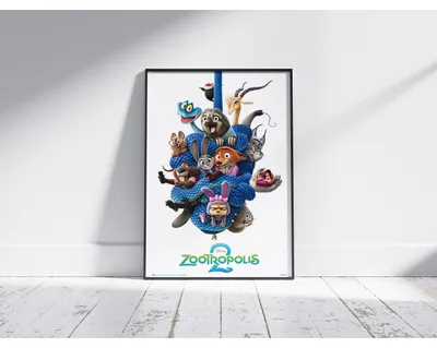 Produktbild von Zoomania 2 Poster Hauptplakat Zootropolis 2 61 x 91,5 cm
