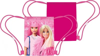 Produktbild von Barbie Sporttasche 40cm Kinder Tasche Pink Icon Turnbeutel