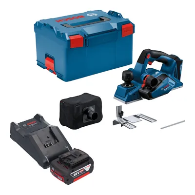 Produktbild von Bosch GHO 18V-26 Professional Akku Hobel 18 V 2,6 mm Brushless + 1x Akku 5,0 Ah + Ladegerät + L-Boxx