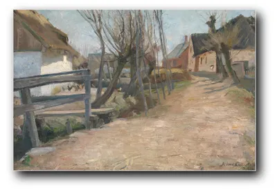 Produktbild von Kunstdruck „Früher Frühlingstag“ von Albert Gottschalk – 30×45 cm – ungerahmt