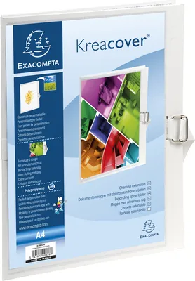 Produktbild von EXACOMPTA Dokumentenmappe Kreacover DIN A4 weiß