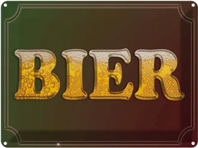 Produktbild von vianmo Blechschild 30x40 cm Bier Alkohol Bar Club