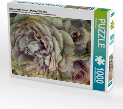 Produktbild von Calvendo Romantische Rosen - Shabby Chic Style 1000 Teile Puzzle quer 640x480mm, Cross Martina; 7295983