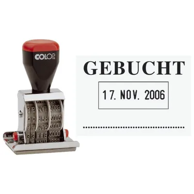 Obrázok produktu pre COLOP® 04060L3 Dátumová pečiatka - BOOKED + 4 mm dátum
