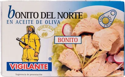 Immagine prodotto di Tonno bianco Vigilante Bonito in olio d'oliva 76g