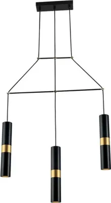 Immagine prodotto di ACA Lighting lampada a sospensione 3XGU10 in metallo nero 66X8XH150CM DA VINCI HM853P66BK