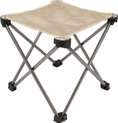 Produktbild von MidGard Campinghocker, leichter, kompakter und tragbarer Falthocker aus Aluminium bis 100 kg belastbar! Beige