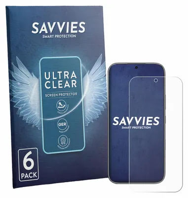 Produktbild von 6x Für Honor 600 Schutzfolie Savvies Displayschutz Display Schutz Folie Klar Transparent